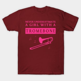 Underestimated Trombone Girl T-Shirt